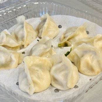 Dumpling 85 - 3. Shrimp Egg Pork Chives Dumplings - Shanghainese Near Me - San Ramon, California Dumpling 85 - 3. Shrimp Egg Pork Chives Dumplings - Shanghainese Near Me - San Ramon, California