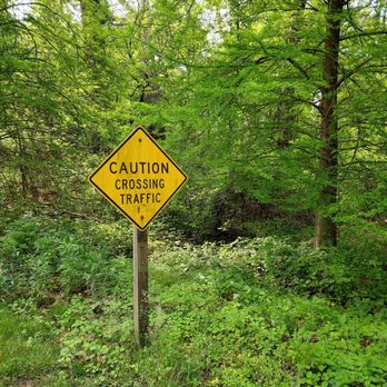 Avoca Park - The trail is so busy they added caution signage - Parks Near Me - Cincinnati, Ohio