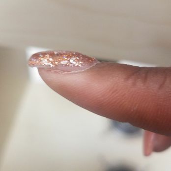 Victory Nails - Unfinished nail, left much to be desired - Nail Salons Near Me - Cambria Heights, New York