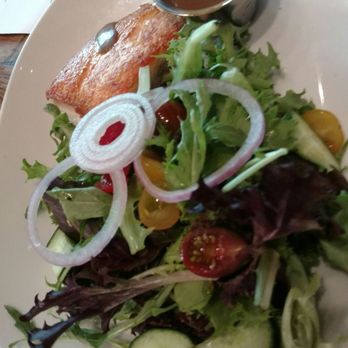 The Foundry Grill - Garden Salad with Salmon Topper - American Near Me - Sundance, Utah
