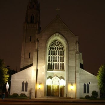 St. Augustine Catholic Church - The front at night - Churches Near Me - Culver City, California St. Augustine Catholic Church - The front at night - Churches Near Me - Culver City, California