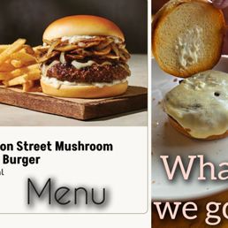 Mushroom Swiss Burger