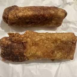 Burnt egg rolls I paid extra for