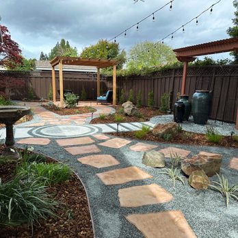 Herencia Landscaping - Flagstone path and amazing landscaping! - Landscaping Near Me