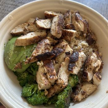 Angie’s Lobster - Chickens. Protein bowl with brown rice , broccoli and avocado. - Seafood Near Me - Las Vegas, Nevada Angie’s Lobster - Chickens. Protein bowl with brown rice , broccoli and avocado. - Seafood Near Me - Las Vegas, Nevada