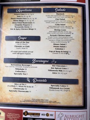 Menu photo 5 Alice's Country House Tillamook, OR Menu photo 5 Alice's Country House Tillamook, OR