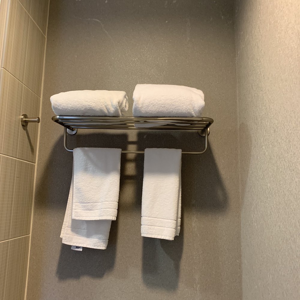 Aloft by Marriott Tulsa - The amount of towels you get. I asked for extra but i just got the normal (for 2 people) - Hotels Near Me - Tulsa, Oklahoma Aloft by Marriott Tulsa - The amount of towels you get. I asked for extra but i just got the normal (for 2 people) - Hotels Near Me - Tulsa, Oklahoma