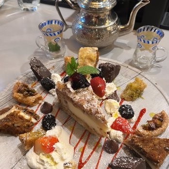 Darna Mediterranean Eatery - Chef's Dessert platter - Mediterranean Near Me - Plano, Texas Darna Mediterranean Eatery - Chef's Dessert platter - Mediterranean Near Me - Plano, Texas