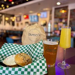 The Joy Lush Club - Dewey's Market bagels for college football