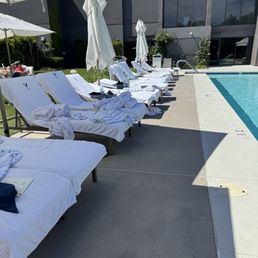Spa pool was not really tended to. There were empty water bottles all over the place.