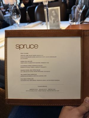 Menu photo 8 Spruce San Francisco, CA Menu photo 8 Spruce San Francisco, CA