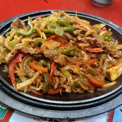 Los Tequilas - Steak Fajitas (steak was chewy )