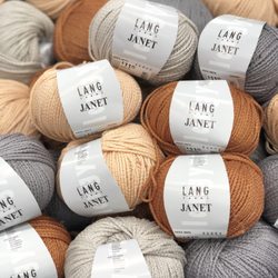Southern Twist Yarns - Janet yarn by Lang. A cotton nylon blend that's soft and springy