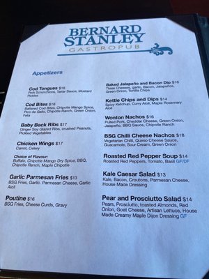 Menu photo 6 Bernard Stanley Gastropub Saint John's, NL Menu photo 6 Bernard Stanley Gastropub Saint John's, NL