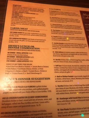 Menu photo 7 Ernie's Mexican Restaurant North Hollywood, CA Menu photo 7 Ernie's Mexican Restaurant North Hollywood, CA