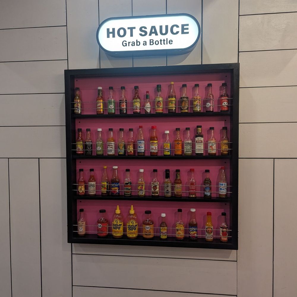 Big Taco - Hot sauce area - Tacos Near Me - Casselberry, Florida