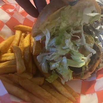 Sam's Southern Eatery - Inside of cheeseburger - Seafood Near Me - Jacksonville, Florida Sam's Southern Eatery - Inside of cheeseburger - Seafood Near Me - Jacksonville, Florida