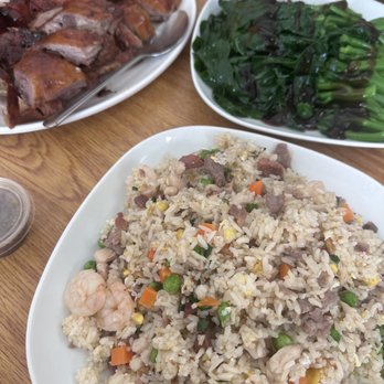 Yang Kee BBQ Noodle House - House fried rice, broccoli, duck and bbq pork. - Cantonese Near Me - Portland, Oregon Yang Kee BBQ Noodle House - House fried rice, broccoli, duck and bbq pork. - Cantonese Near Me - Portland, Oregon