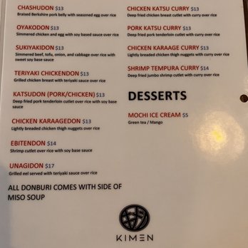 Kimen Ramen Izakaya - Menu - Ramen Near Me - Annandale, Virginia Kimen Ramen Izakaya - Menu - Ramen Near Me - Annandale, Virginia