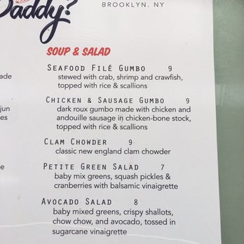 Claw Daddy's - Menu - Cajun/Creole Near Me - New York, New York Claw Daddy's - Menu - Cajun/Creole Near Me - New York, New York