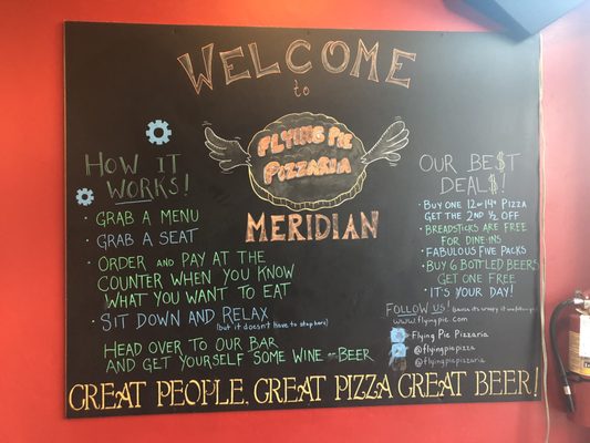 Menu photo 1 Flying Pie Pizzaria Meridian, ID Menu photo 1 Flying Pie Pizzaria Meridian, ID