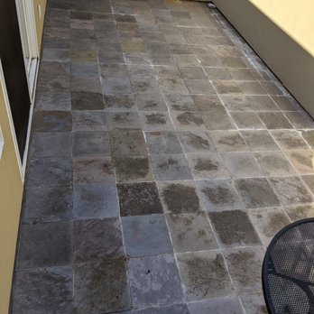 Integrity Stone & Tile Cleaning - Slate Outdoor Patio (before) - Refinishing Services Near Me - San Jose, California Integrity Stone & Tile Cleaning - Slate Outdoor Patio (before) - Refinishing Services Near Me - San Jose, California