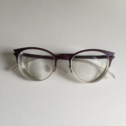 Mykita Lara in Gold/Plum. Thank you Optik!