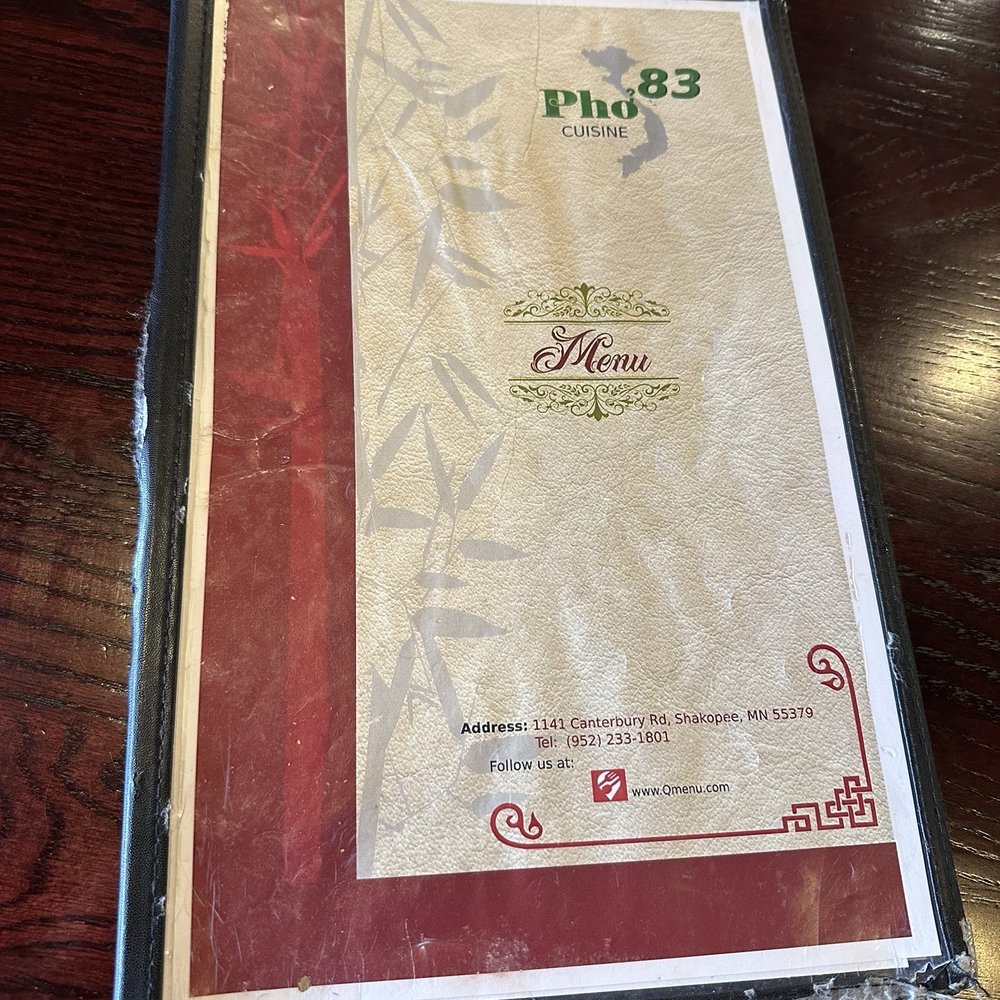 Pho 83 - Menu - Vietnamese Near Me - Shakopee, Minnesota Pho 83 - Menu - Vietnamese Near Me - Shakopee, Minnesota