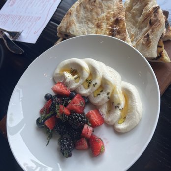 Tre Vele - Whipped honey ricotta with berries - Italian Near Me - Sandy Springs, Georgia Tre Vele - Whipped honey ricotta with berries - Italian Near Me - Sandy Springs, Georgia
