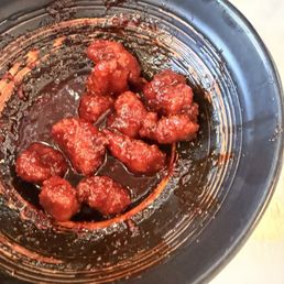 Korean Gang Jung (chicken bites)