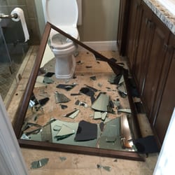 Artglass - Artglass poor workmanship. Mirror fell after 40 days on wall. Did not accept any responsibility. OWNER's comments were "sue me" and hung up