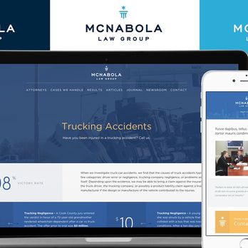 Wojo Design - Brand, website design, and email newsletter design for McNabola Law Group. - Web Design Near Me - Chicago, Illinois Wojo Design - Brand, website design, and email newsletter design for McNabola Law Group. - Web Design Near Me - Chicago, Illinois