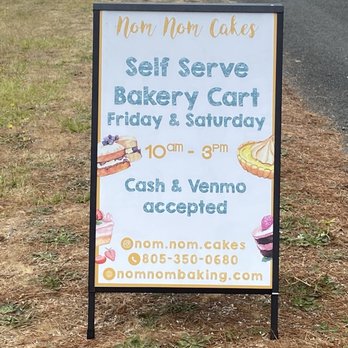 Nom Nom Cakes - Signage - Custom Cakes Near Me - Bodega Bay, California Nom Nom Cakes - Signage - Custom Cakes Near Me - Bodega Bay, California
