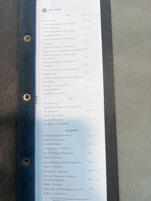 Menu photo 1 107 Steak & Bar Doral, FL
