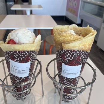 Eight Turn Crepe - Create your own and number 19. Dulce De Leche (GF) and they create your own - Creperies Near Me - Wesley Chapel, Florida Eight Turn Crepe - Create your own and number 19. Dulce De Leche (GF) and they create your own - Creperies Near Me - Wesley Chapel, Florida