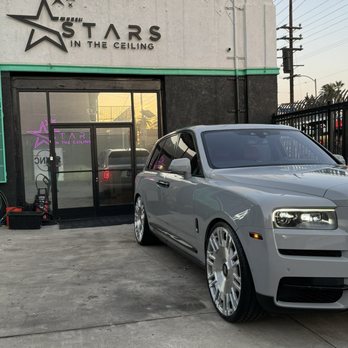 Stars In The Ceiling - Lowered Rolls Royce Cullinan - Vehicle Wraps Near Me - Los Angeles, California Stars In The Ceiling - Lowered Rolls Royce Cullinan - Vehicle Wraps Near Me - Los Angeles, California