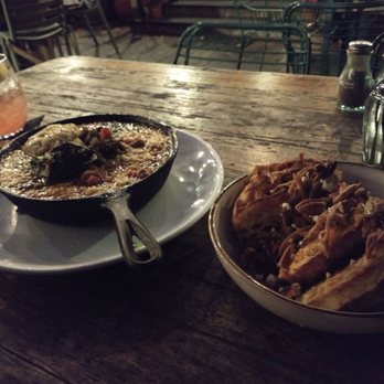 The Floridian - Dinner. Sausage and Shrimp Pilau and 'N Waffles. - Southern Near Me - Saint Augustine, Florida The Floridian - Dinner. Sausage and Shrimp Pilau and 'N Waffles. - Southern Near Me - Saint Augustine, Florida