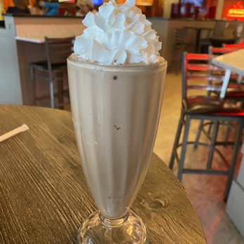 Flamme Burger - Keystone - Chocolate strawberry milkshake - Burgers Near Me - Indianapolis, Indiana