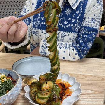 Terra Mae - Sunomono pickled cucumber with peri-peri chili sauce. - Japanese Near Me - Portland, Oregon