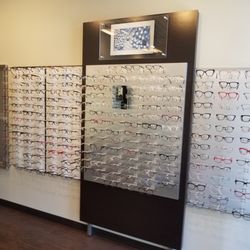 Bijan Cohenmehr, OD - Wall of eyeglass frames.