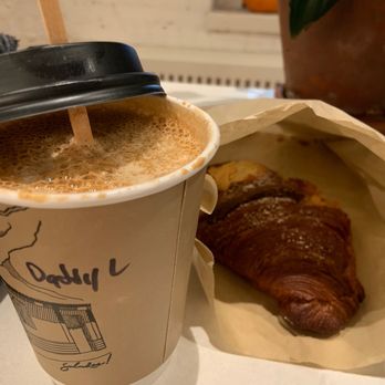 Afficionado Coffee Roasters - daddy latte, almond croissant - Coffee & Tea Near Me - New York, New York Afficionado Coffee Roasters - daddy latte, almond croissant - Coffee & Tea Near Me - New York, New York