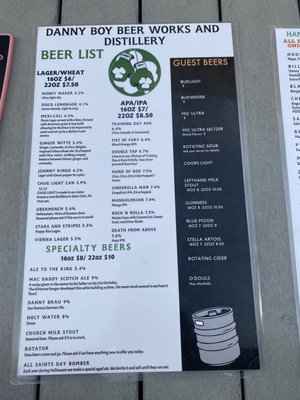 Menu photo 7 Danny Boy Beer Works Carmel, IN Menu photo 7 Danny Boy Beer Works Carmel, IN