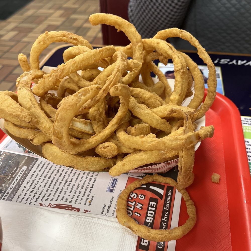 The Red Barn - onion rings - Seafood Near Me - Augusta, Maine