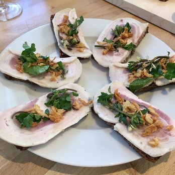 Feastly - Kantine SF (http://kantinesf.com) coming soon! Cold cut pork belly toast. - Personal Chefs Near Me