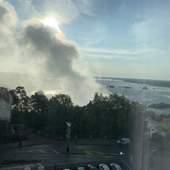 Oakes Hotel - This not the view convinced me to pay $220 for a room. This is not fall view! This is river view!!! - Hotels Near Me - Niagara Falls, Ontario Oakes Hotel - This not the view convinced me to pay $220 for a room. This is not fall view! This is river view!!! - Hotels Near Me - Niagara Falls, Ontario
