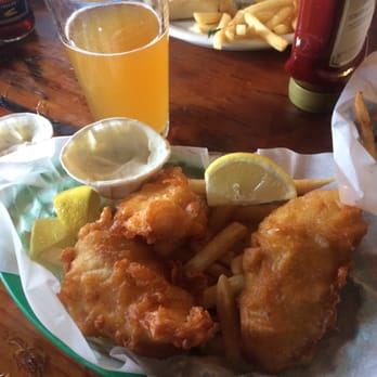 Hofbrau - Fish and chips with a pint of Hofbrau Hefeweizen. - Sandwiches Near Me - Morro Bay, California Hofbrau - Fish and chips with a pint of Hofbrau Hefeweizen. - Sandwiches Near Me - Morro Bay, California