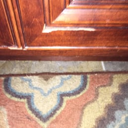 This is the bottom of my base cabinet, started 1 year after install. This is the bottom of my base cabinet, started 1 year after install.