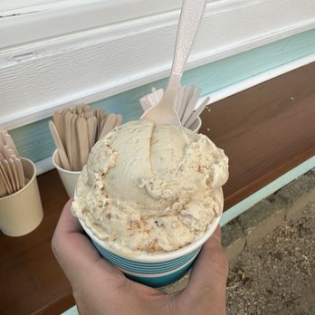 Holy Cow Creamery - Coconut Lotus pie - Ice Cream & Frozen Yogurt Near Me - Duck, North Carolina