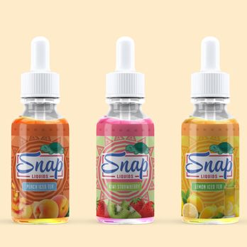 Made Symple - Logo and label design for Snap Liquids e-juice line. - Web Design Near Me Made Symple - Logo and label design for Snap Liquids e-juice line. - Web Design Near Me