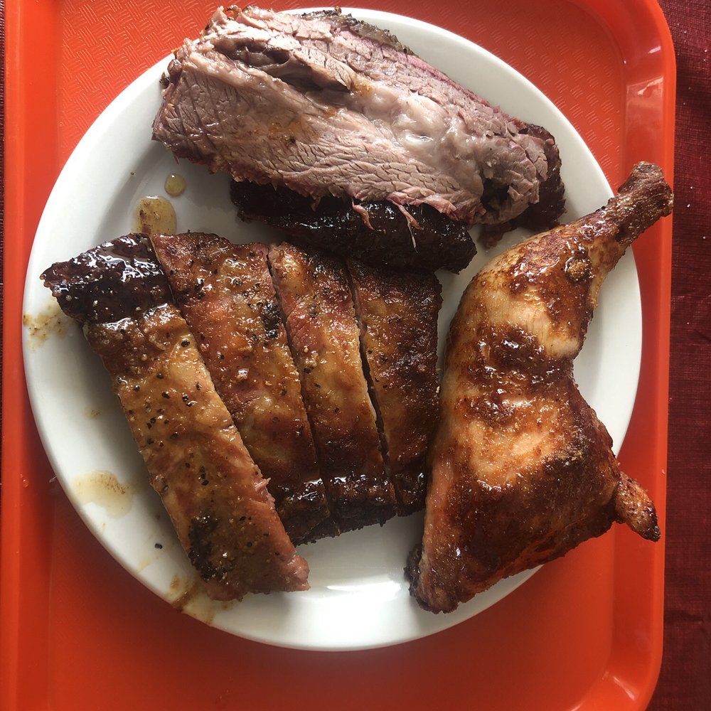 Smoke N Spudz - Who needs sides when you can get all this meat?!?! Ribs + brisket + chicken = Happy Blair - Barbeque Near Me - Acheson, Alberta